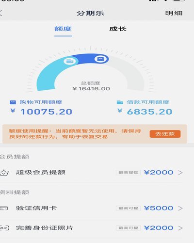分期乐有额度借不出钱是什么原因