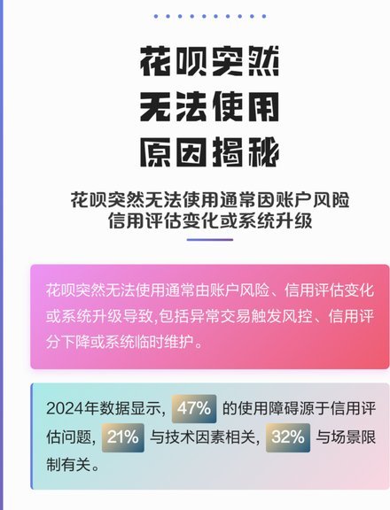 花呗出现异常是什么原因